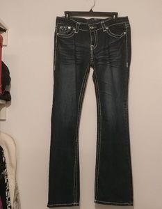 Love Culture bling jeans👖with white seams